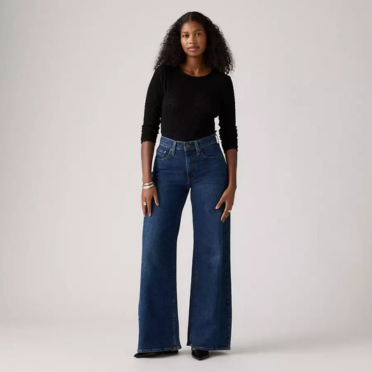 Levi's Damenjeans 728, weites Bein, hoher Bund