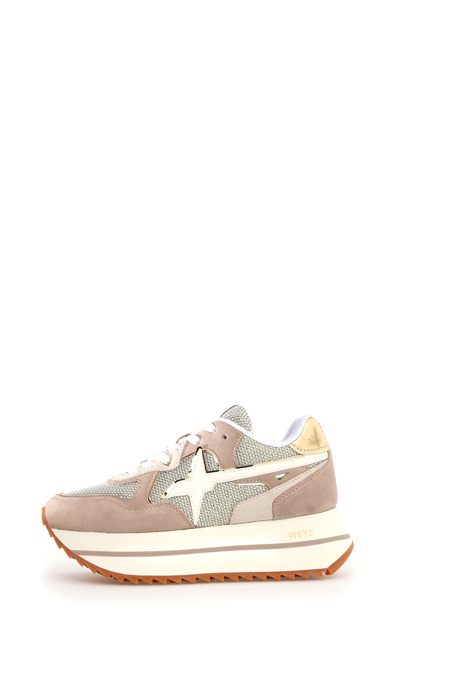 W6yz scarpe donna modello Deva Sneakers in suede e tessuto tecnico