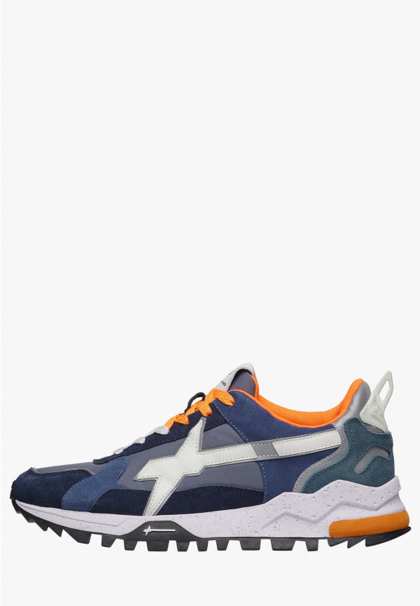 W6yz scarpe uomo Breeze Sneakers in tessuto tecnico e suede