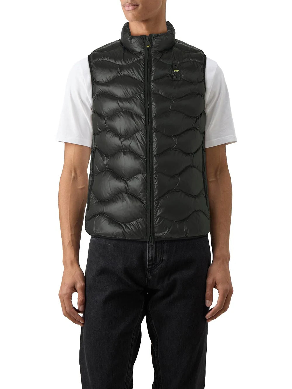 Blauer Men's sleeveless jacket mod. Danny padded with wadding - Men's outerwear
