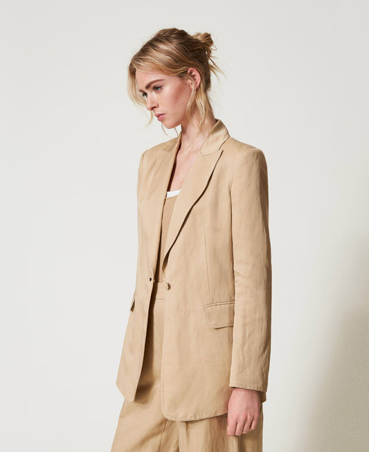 Twinset Giacca donna in misto lino 251TE2140