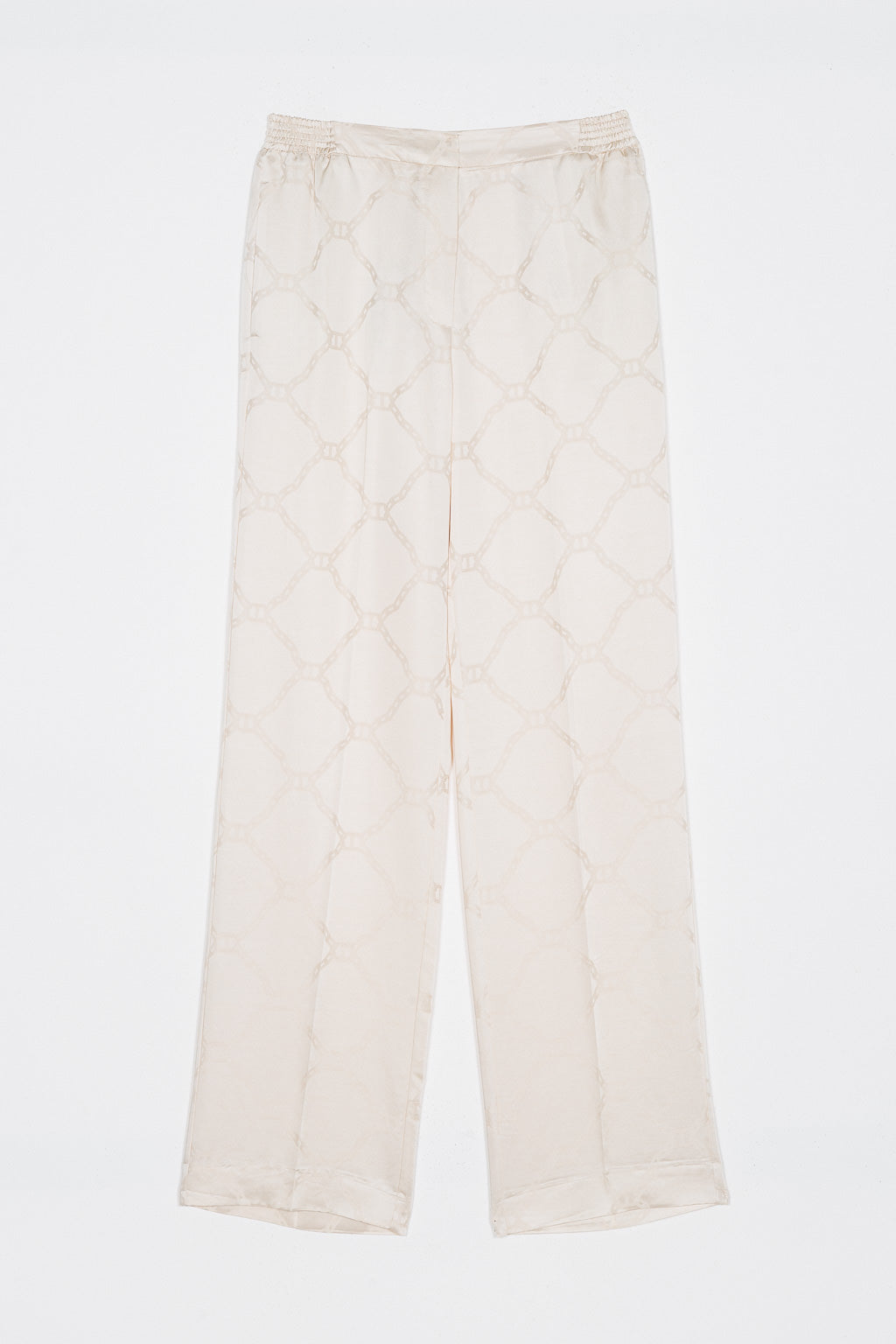 Twinset Pantalone donna Pantaloni con Oval T jacquard 251TP2011