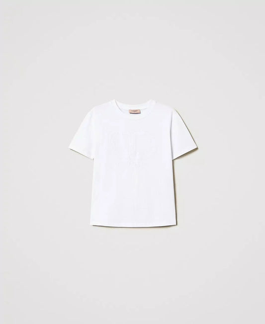Twinset T-shirt donna con Oval T ricamato 251TP2072