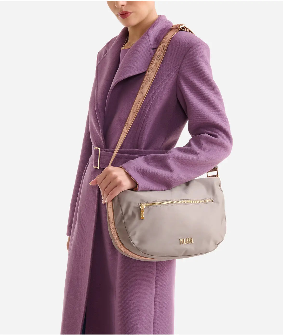 1^ Classe Borsa donna Stormy Nylon tracolla a mezzaluna grande Tortora
LB84/9762 0590