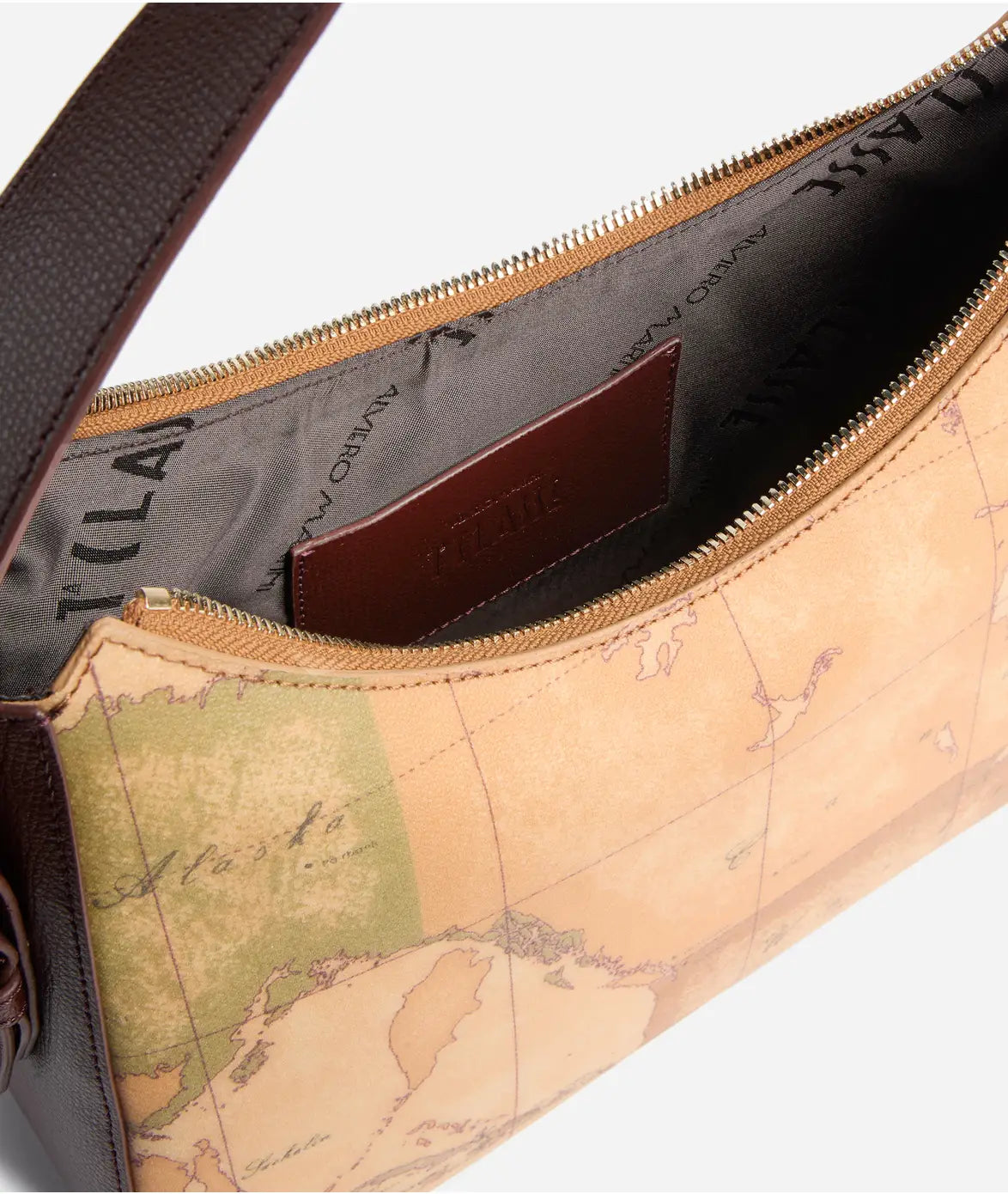 1st Class Valley Geo Damen-Schultertasche Mahagoni LD65/G611 0529