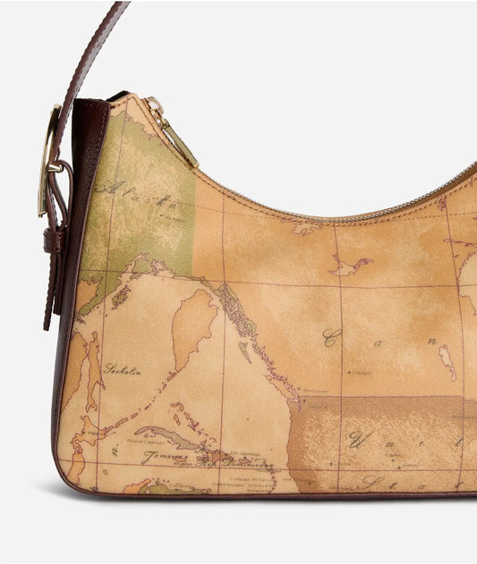 1st Class Valley Geo Damen-Schultertasche Mahagoni LD65/G611 0529