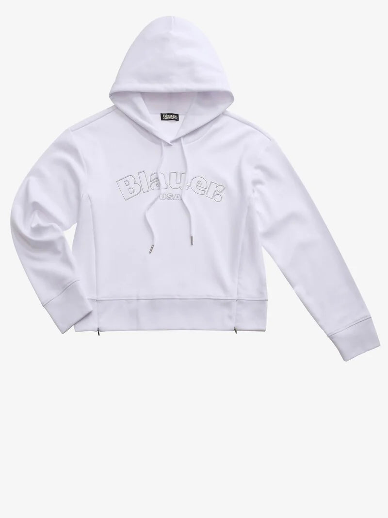 Blauer felpa donna con cappuccio 25SBLDF08078 mod Fayette