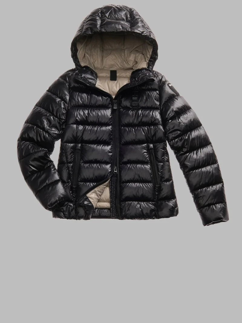Blauer giubbino donna a righe Caroll 25WBLDC02072 999EI