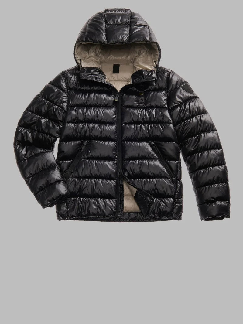 Blauer giubbino uomo in nylon eco Adams 25WBLUC02079-A05958 999EI