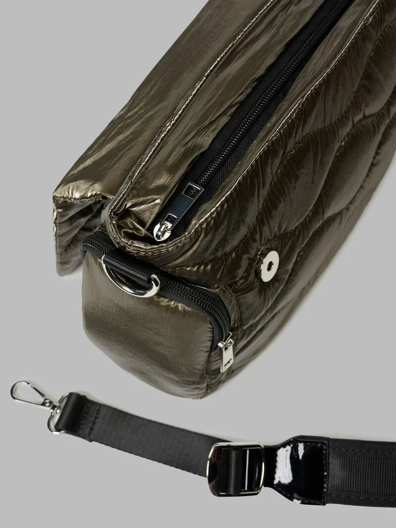 Blauer borsa donna padded nylon crossbody bag