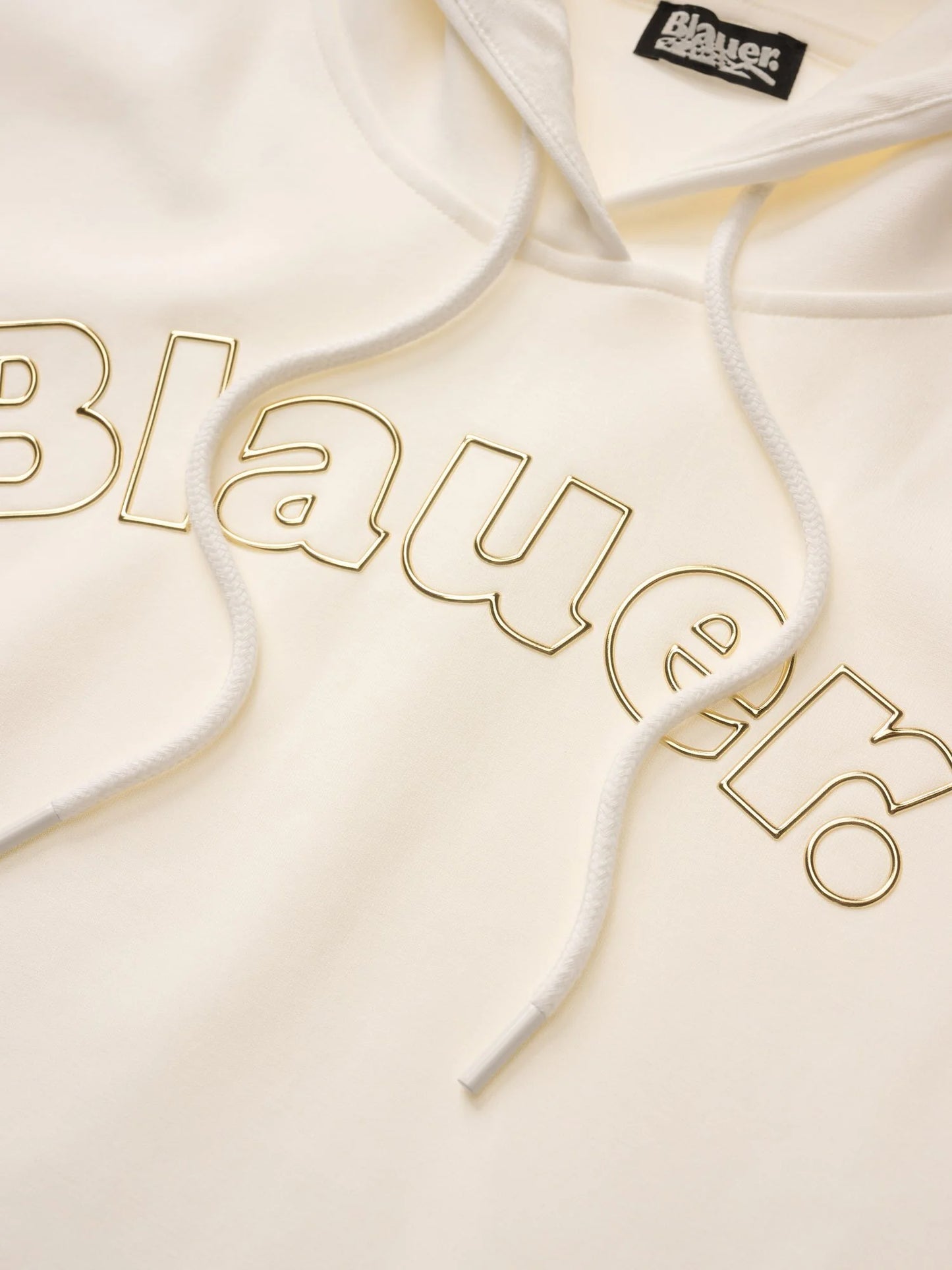 blauer felpa donna con cappuccio
