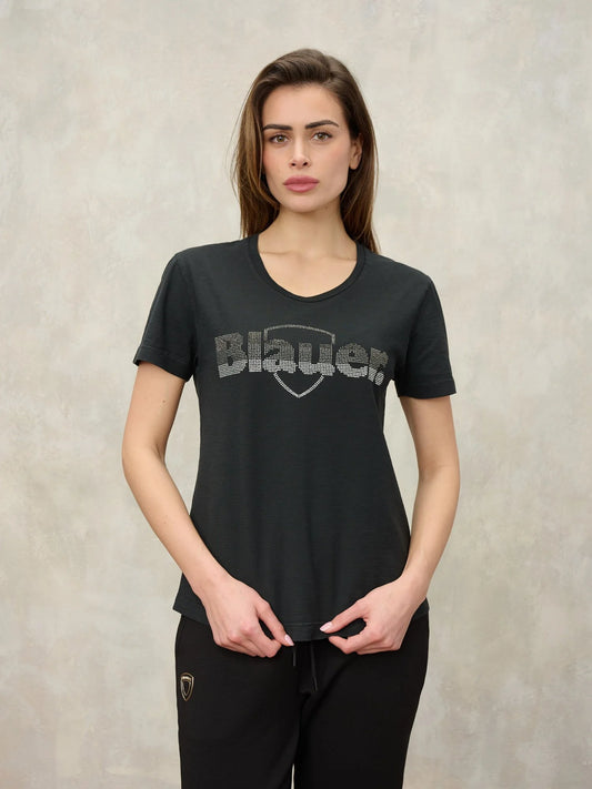 T-shirt Blauer donna vestibilità regolare look casual