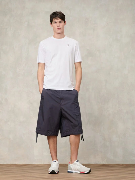 Blauer T-shirt uomo 26SBLUH02300 mod. Errol Bianco Neve