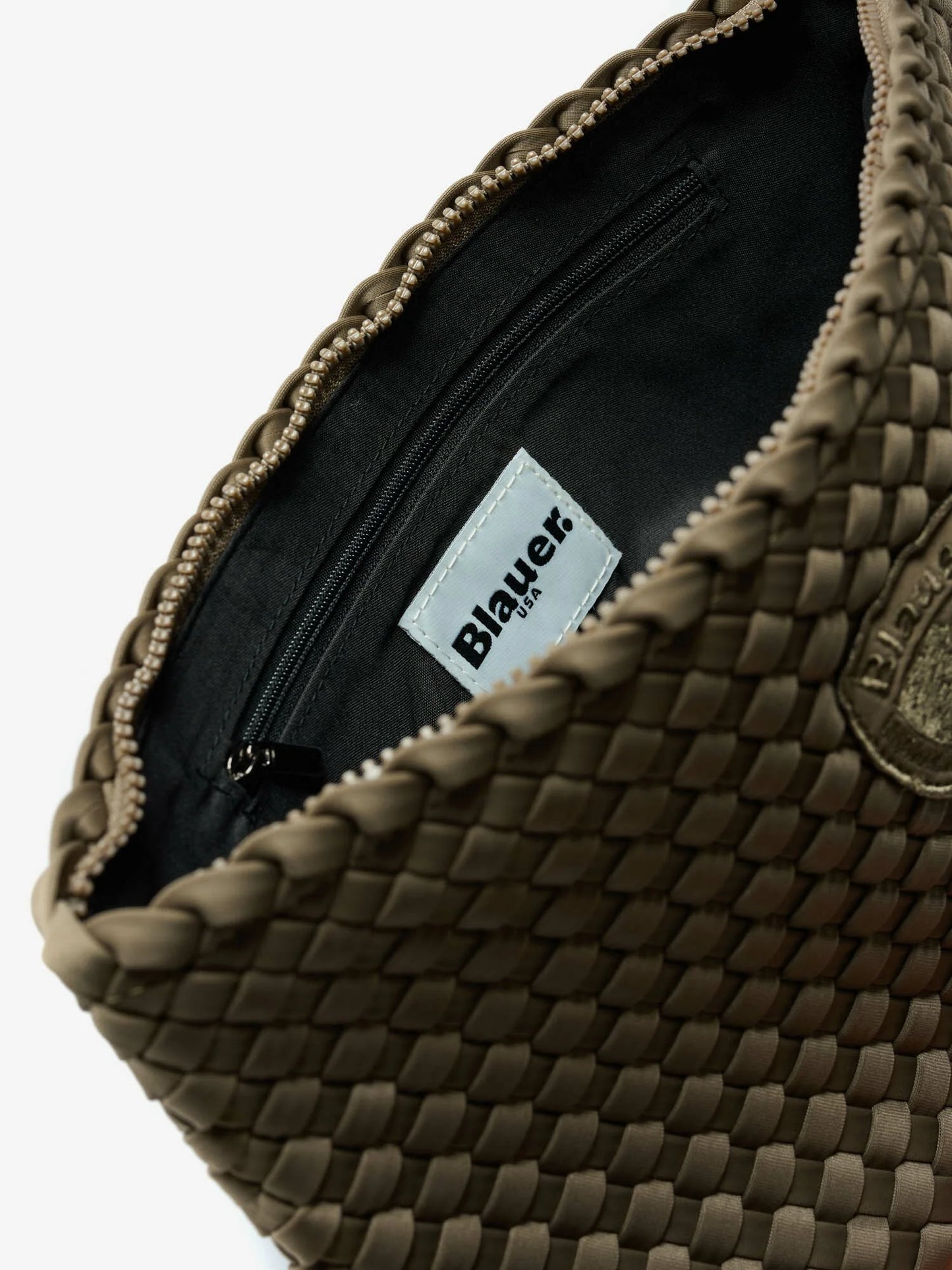 blauer pochette donna con zip verde militare