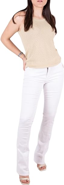 Fracomina knitted top sand women's sweater