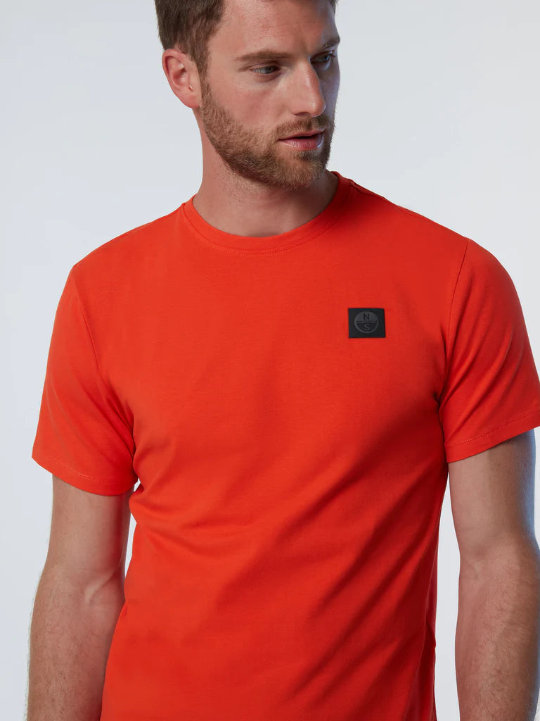 North Sails T-shirt uomo con patch North Tech