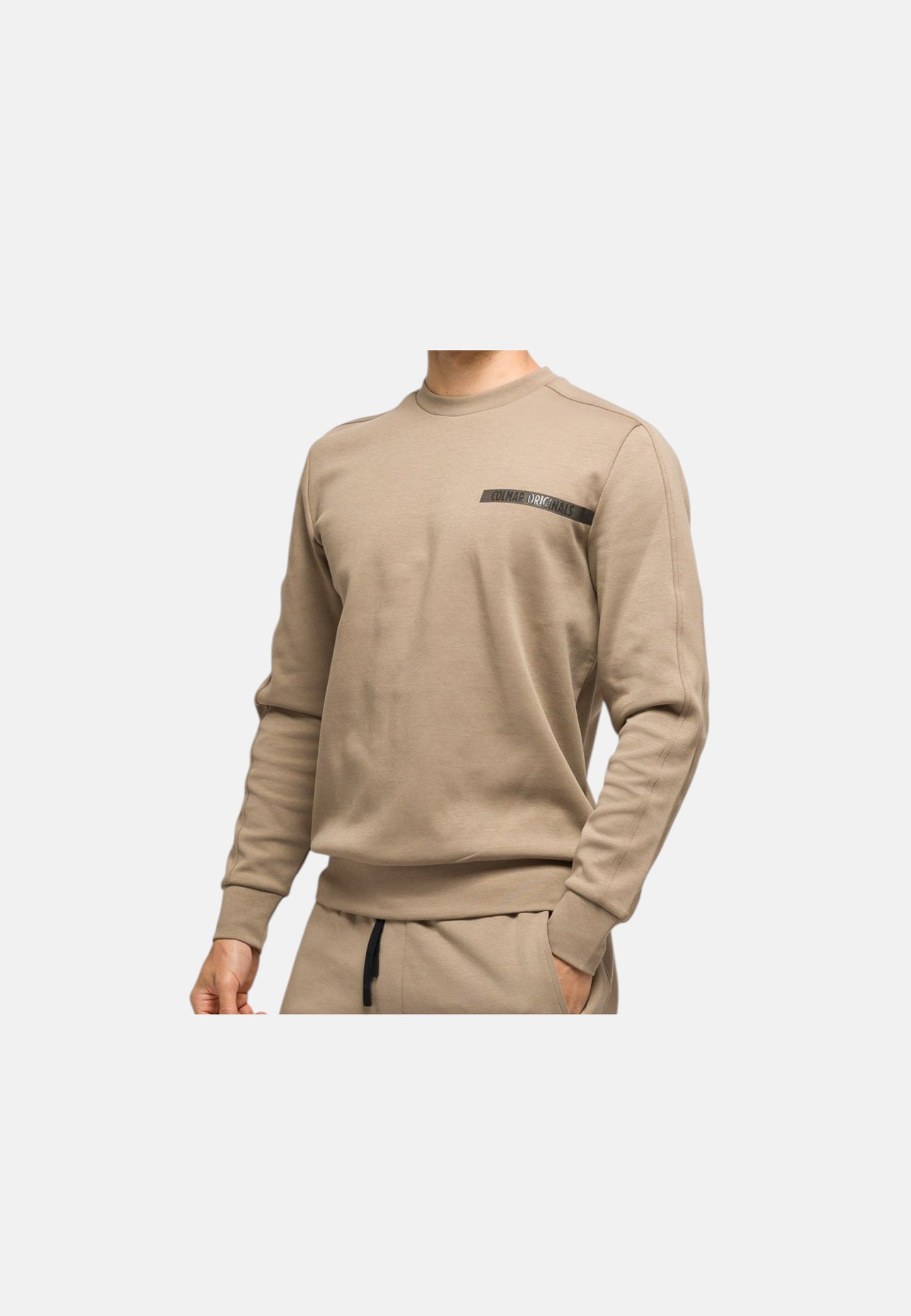 Colmar Men's Crew Neck Sweatshirt 6126 Beige with Logo