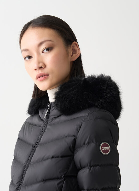 Colmar capospalla donna Piumino trapuntato con pelliccia sintetica 2219E 2YO 99
