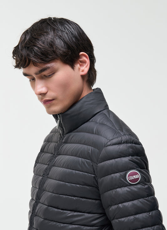 dettaglio logo colmar manica nero