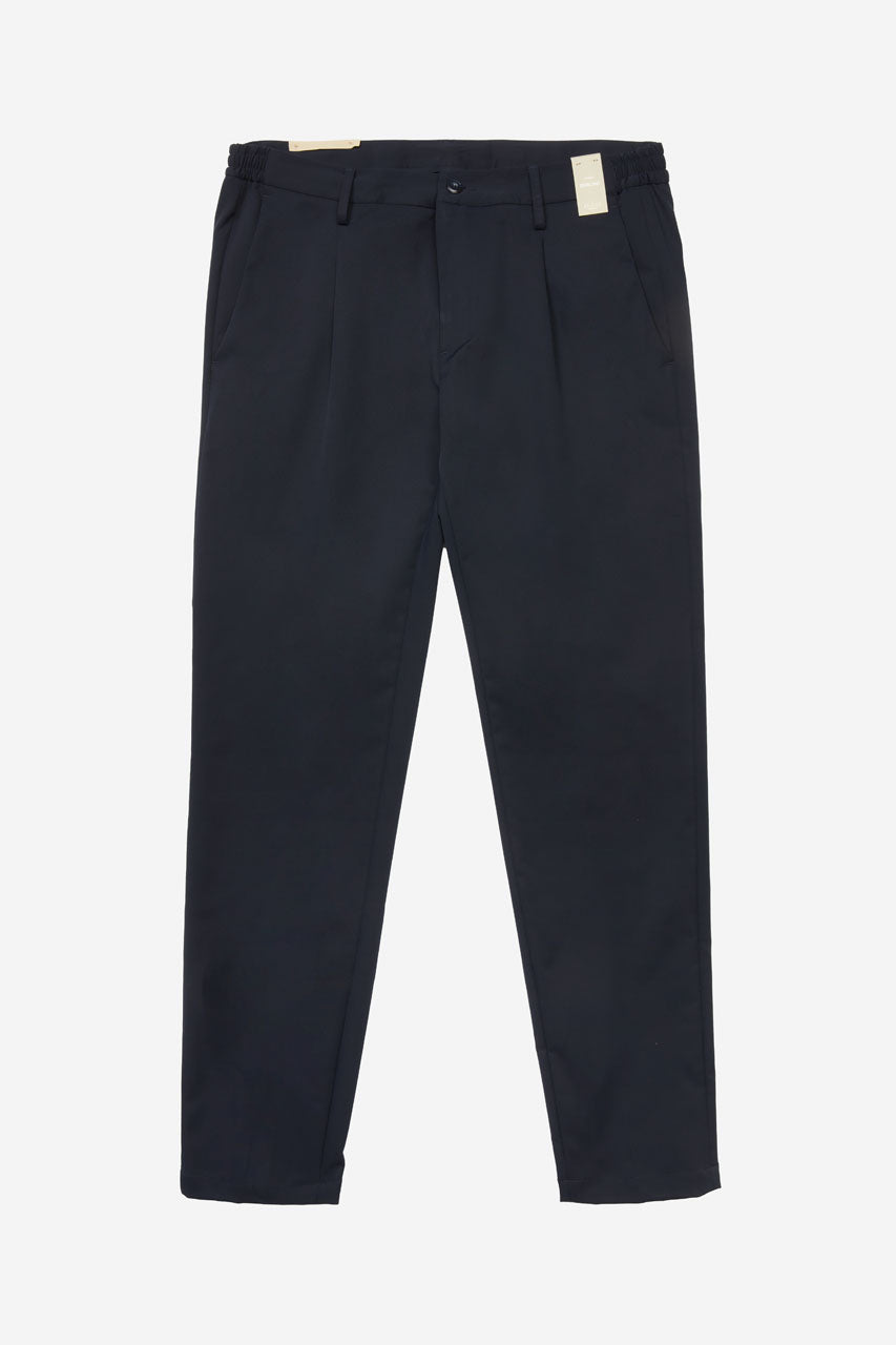 AT.P.CO Pantalone uomo Berlino in tessuto tecnico con coulisse e pinces