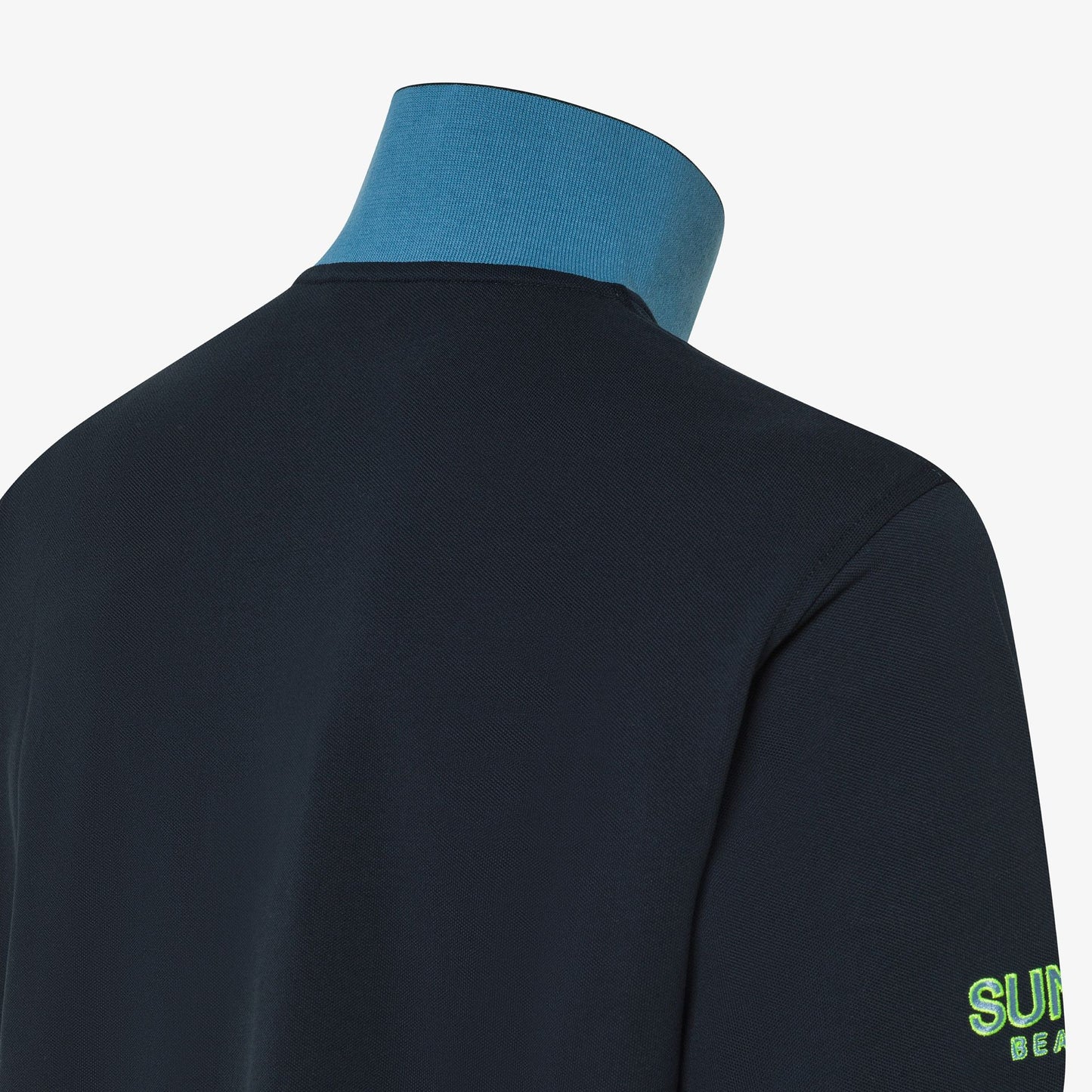 maglia polo estiva uomo sottocollo contrasto