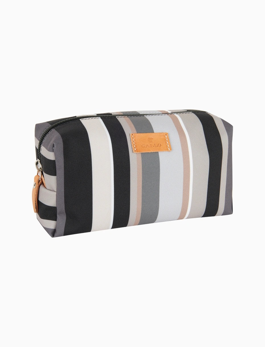 Gallo pochette uomo Pochette bauletto unisex nero righe multicolor