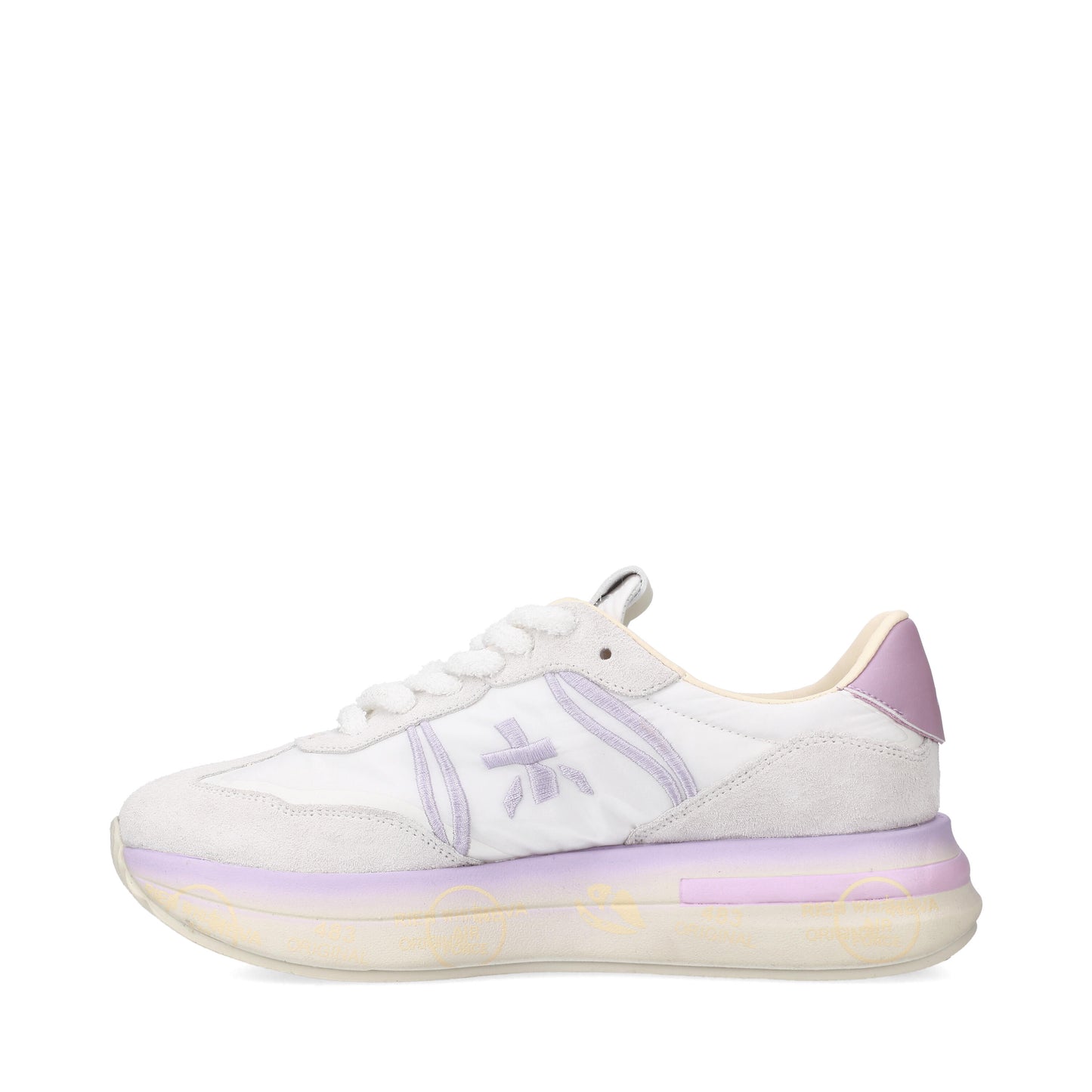 Premiata scarpa donna mod. cassie 7383 white - purple
