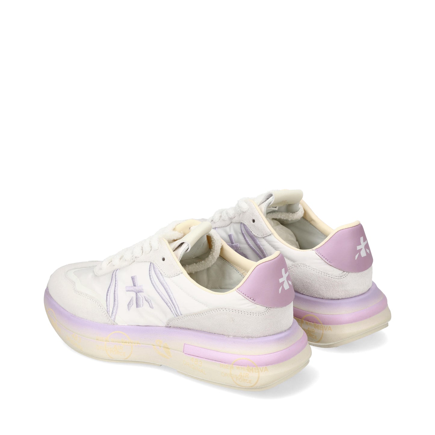 Premiata scarpa donna mod. cassie 7383 white - purple