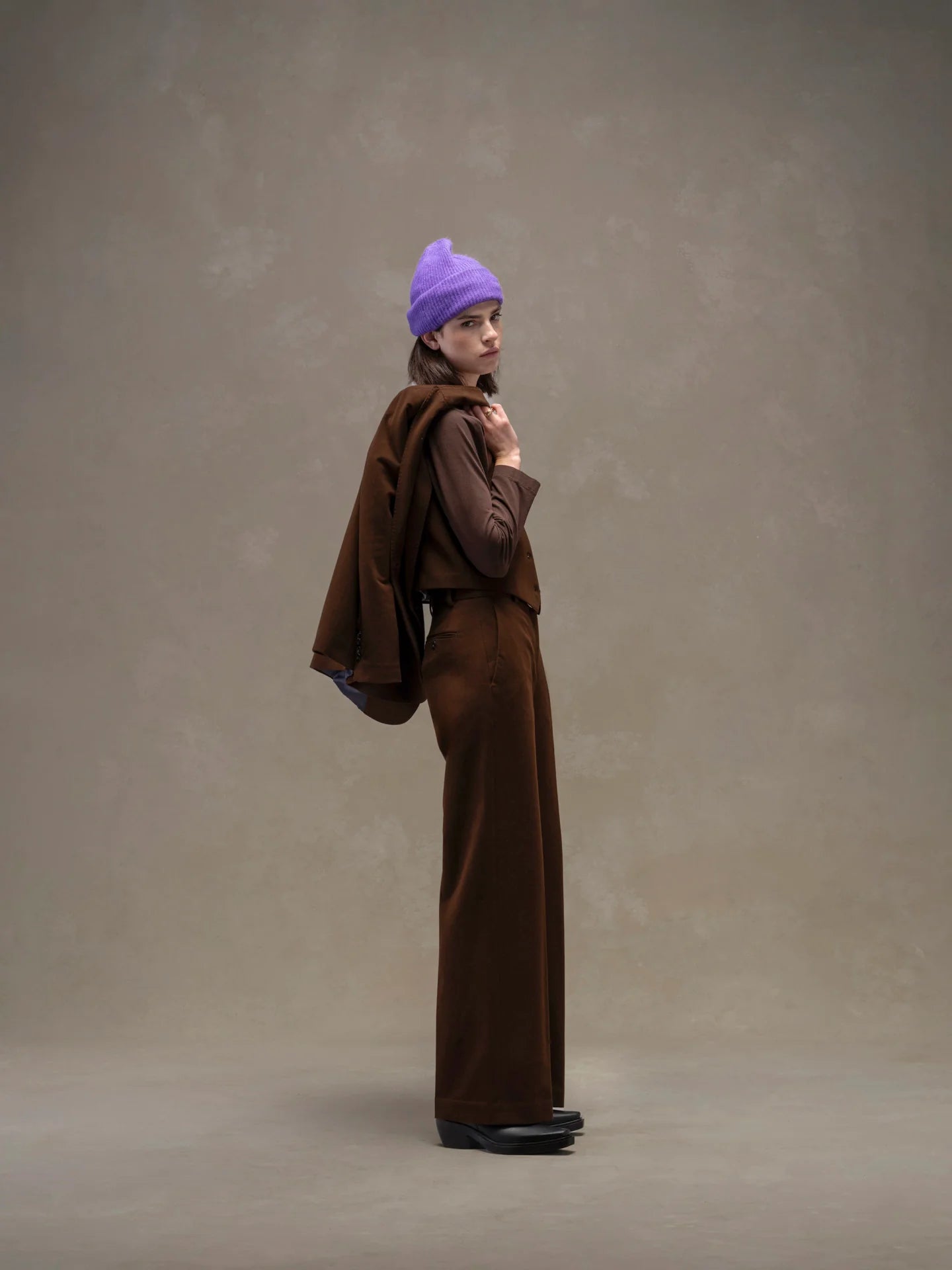 Circolo 1901 Pantalone donna masculine cashmere touch