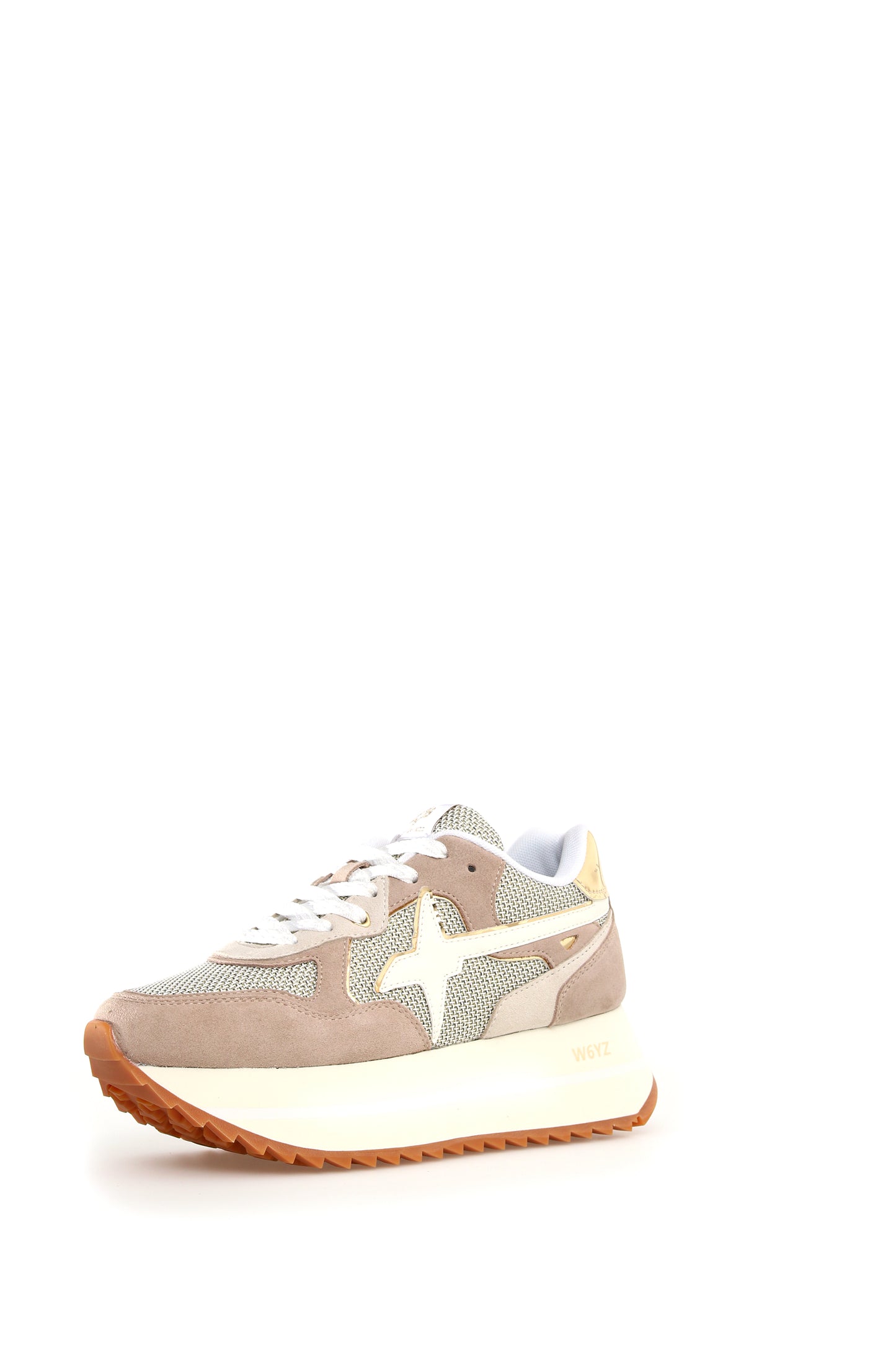 W6yz scarpe donna modello Deva Sneakers in suede e tessuto tecnico