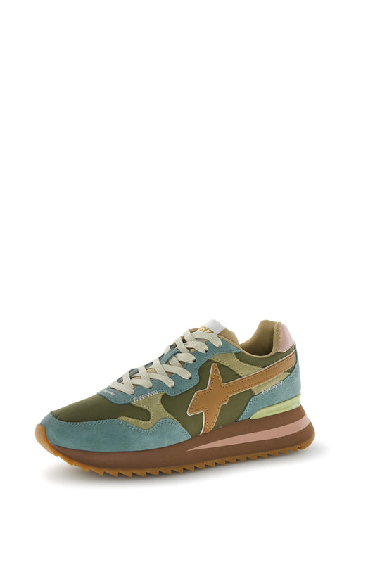 W6YZ Scarpa Donna modello Yak-w 2016528651F26 Verde chiaro-Grigio