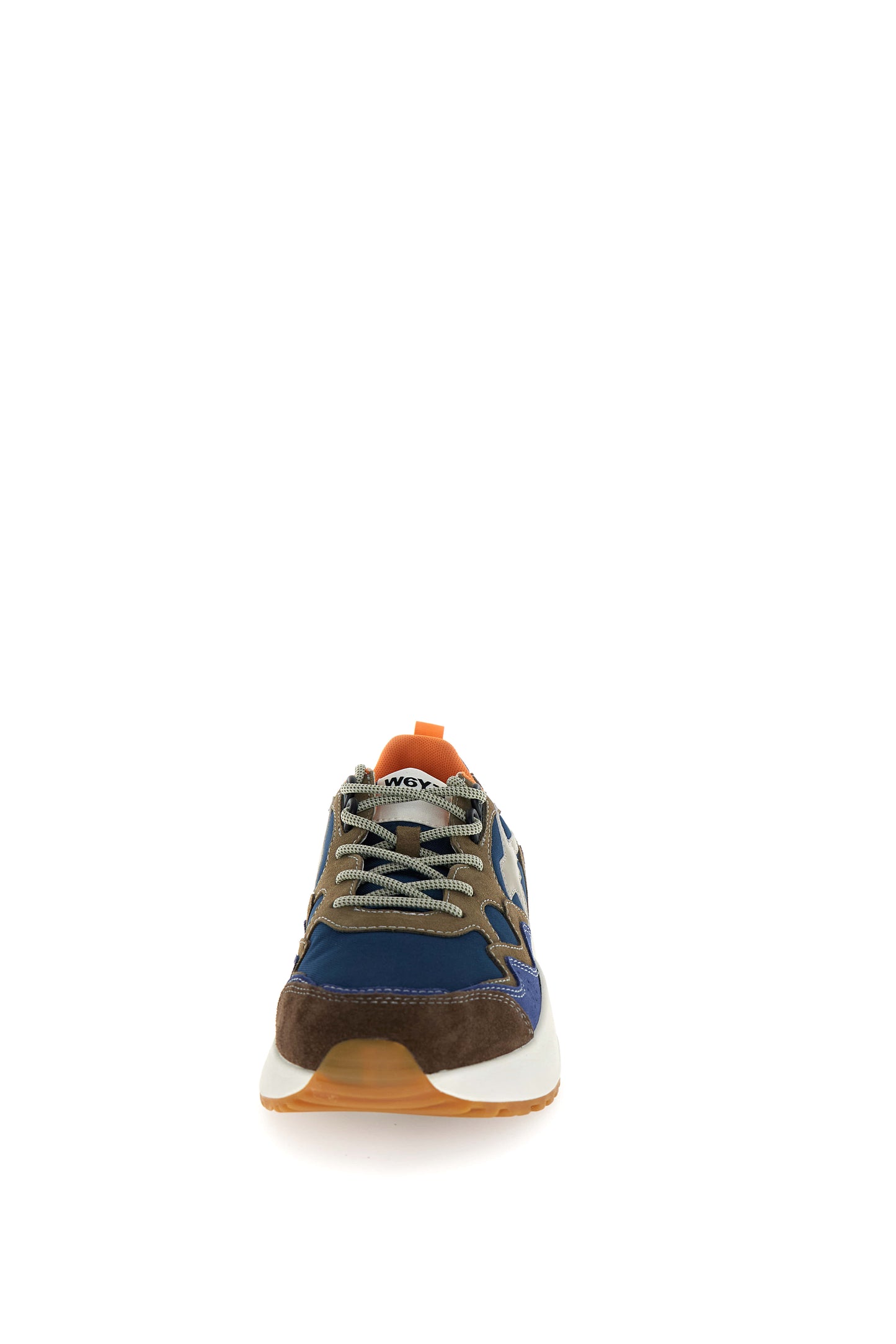 W6yz scarpe uomo mod FLIK suede nylon dark brown - azure - light brown.
2019458012D25