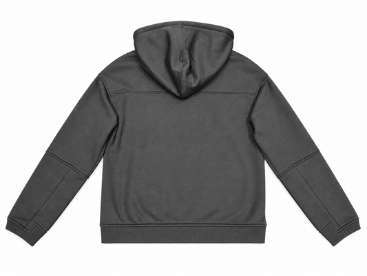 K-way felpa donna con cappuccio e zip Lara Brushed pc - Black pure K8148KW-USY - immagine 2