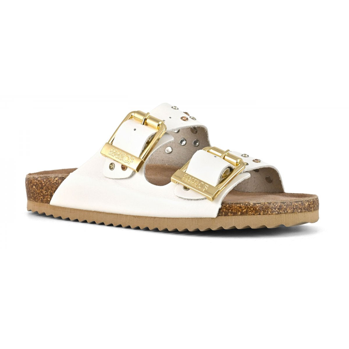 Colors of California Sandalo doppia fascia in nabuk con strass
scarpe donna
HC.BIO501/WHI