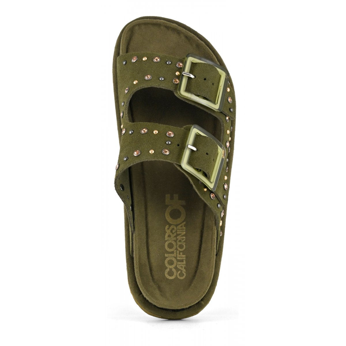 Colors of California Sandalo pelle scamosciata con strass scarpe donna
HC.BIOW05/MIL