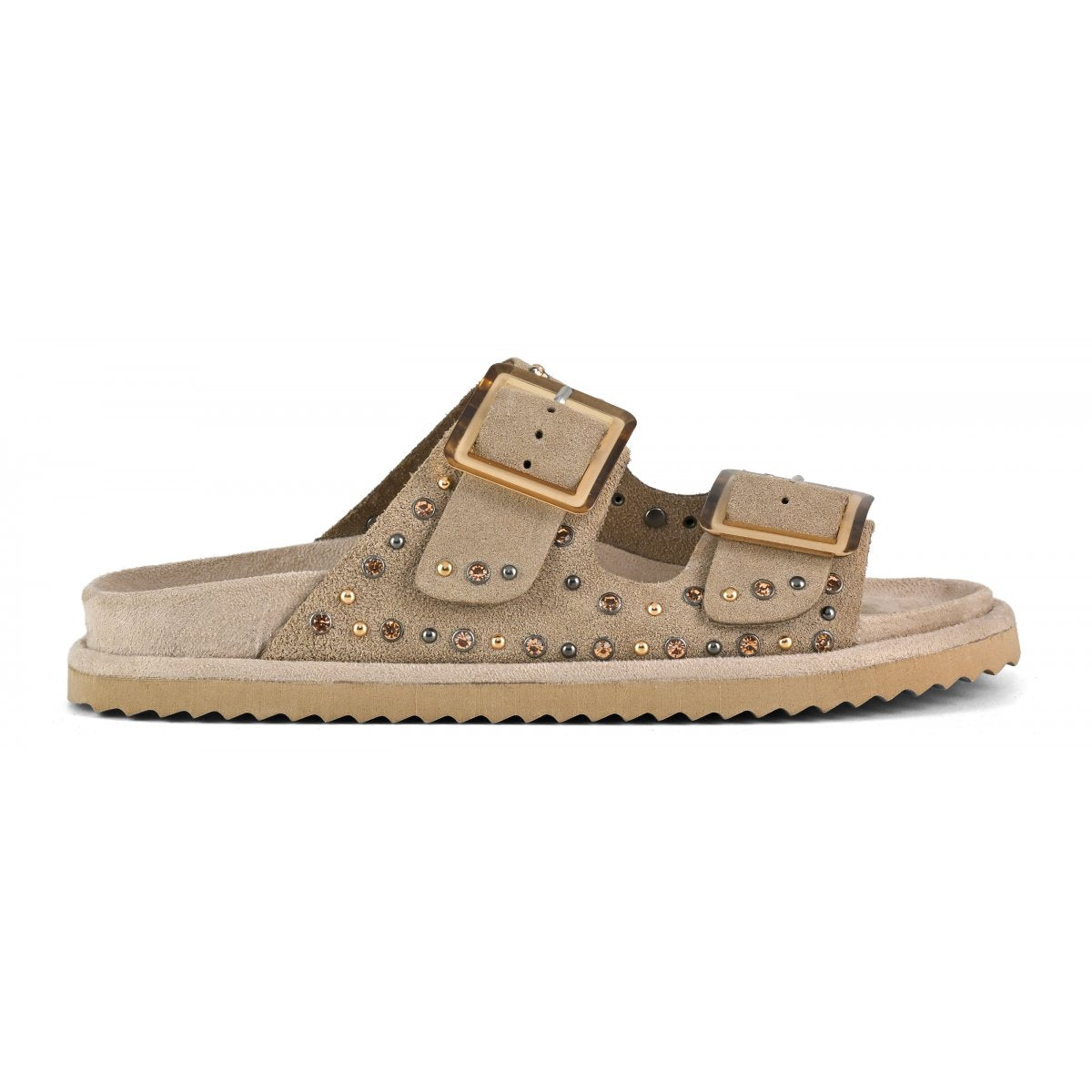 Colors of California Sandalo pelle scamosciata con strass scarpe donna
HC.BIOW05/MUD