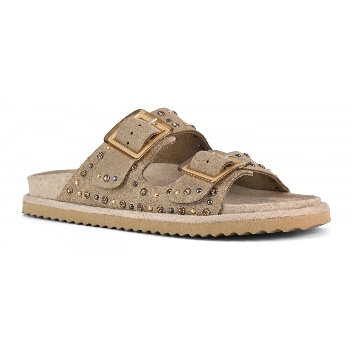 Colors of California Sandalo pelle scamosciata con strass scarpe donna
HC.BIOW05/MUD