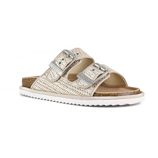 California Sandalen aus laminiertem Raffia mit Schnallen
Damenschuhe
HC.BIOW07/SIL