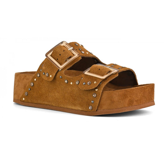 California Wedge Sabot mit anatomischer Innensohle und Strasssteinen
Damenschuhe
HC.DUNE05/BLA