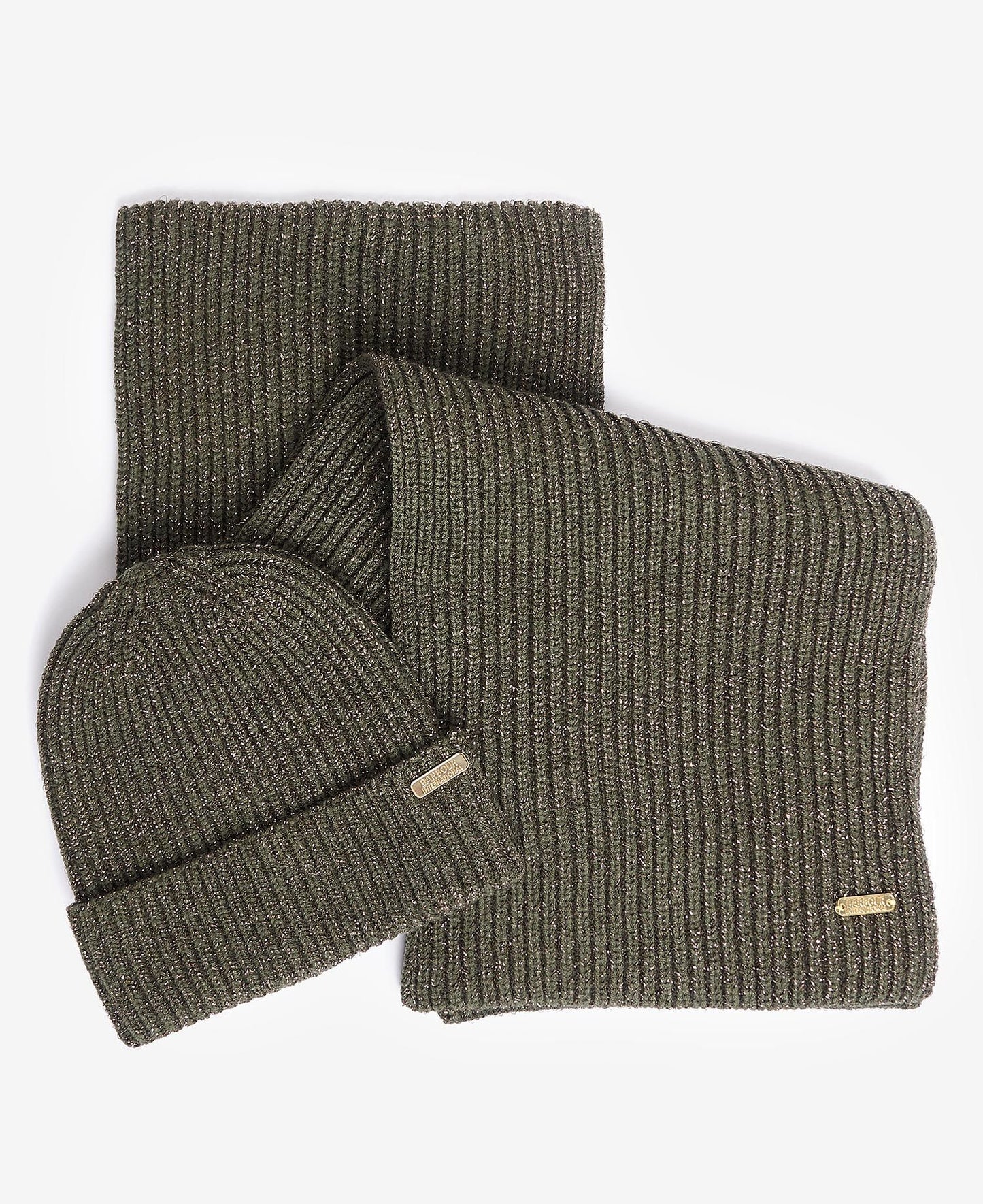 Barbour International cappello e sciarpa donna estoril beanie e scarf gift fw23