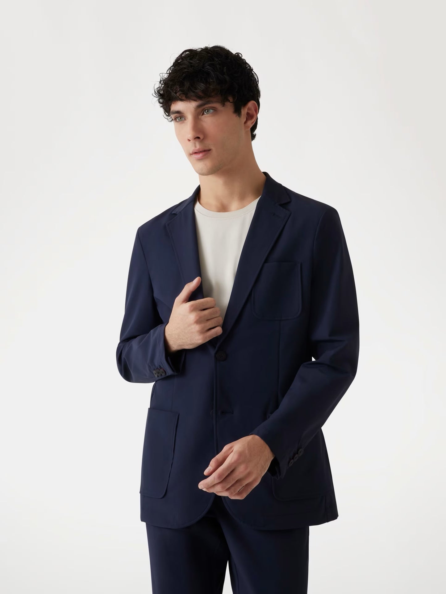 Guess giacca uomo tyron blazer monopetto