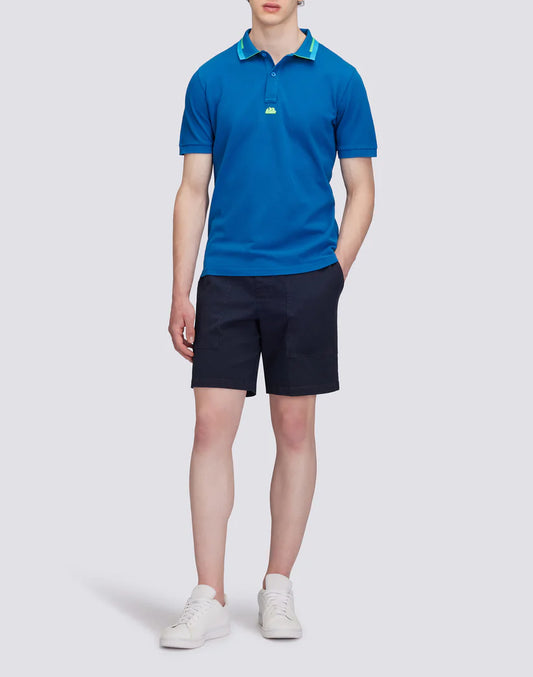 Sundek Herren-Poloshirt aus kombiniertem Piqué