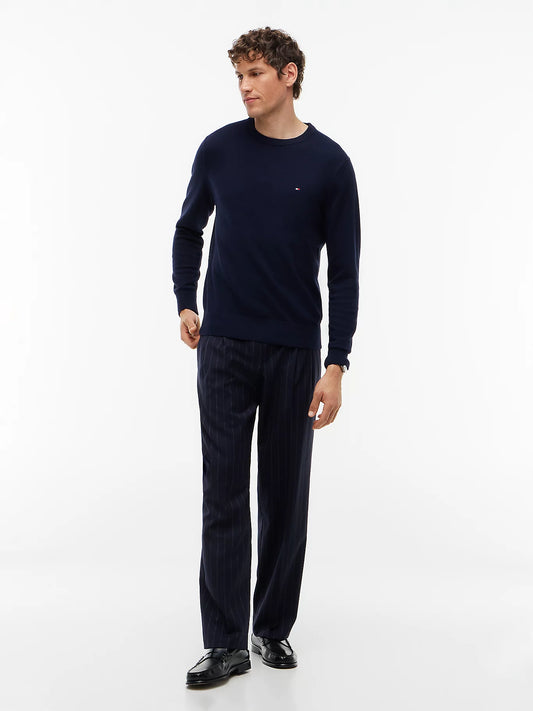 Tommy Hilfiger Maglia uomo Pullover con cashmere e logo MW0MW28046DW5