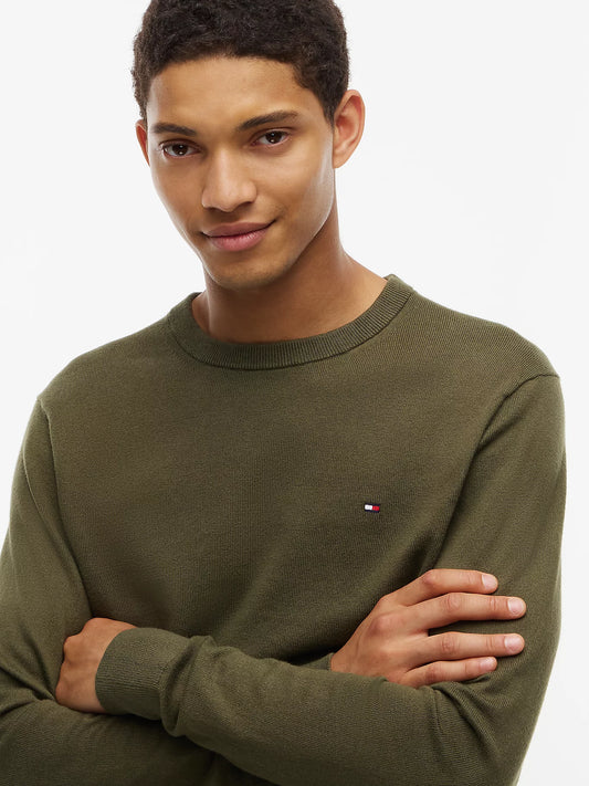 Tommy Hilfiger Maglia uomo Pullover con cashmere e logo MW0MW28046MT1