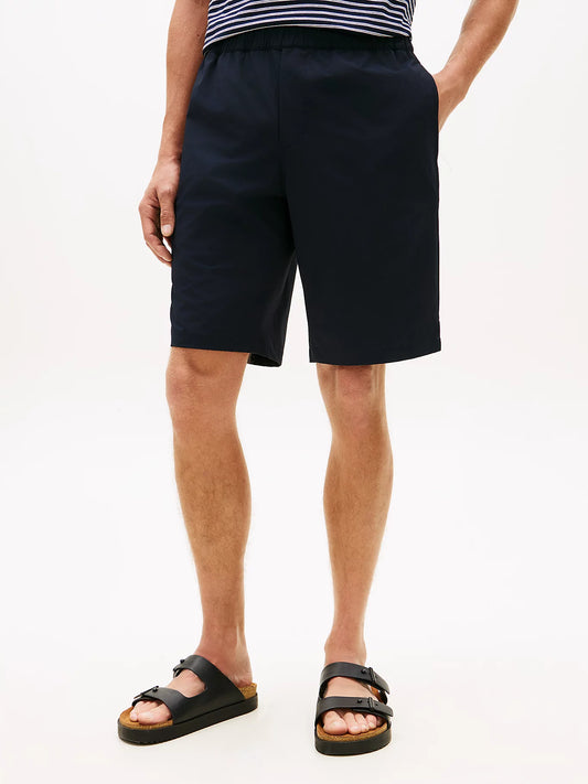 Bermuda uomo Tommy Hilfiger Dover Performance blu in nylon stretch MW0MW42724DW5