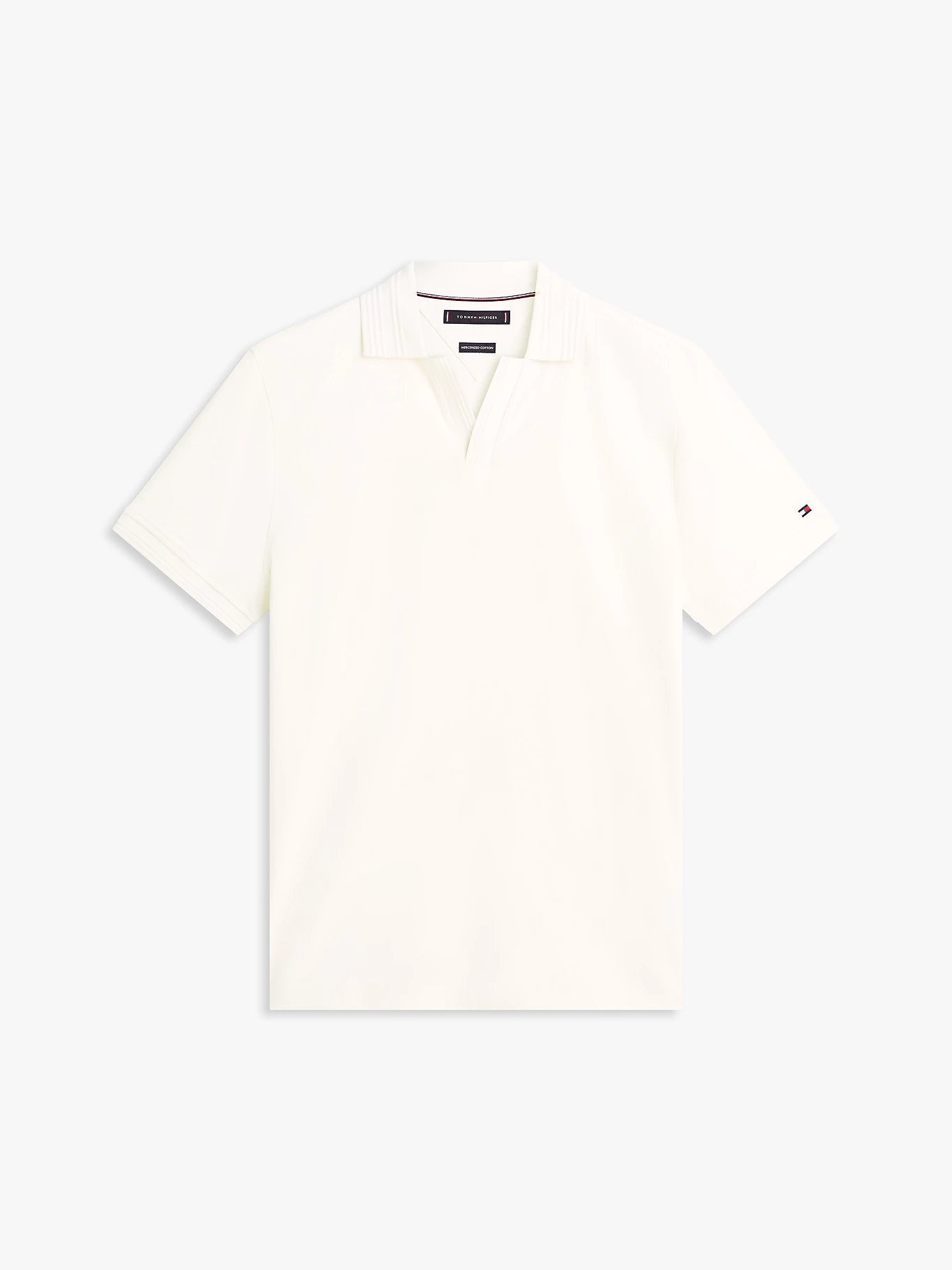 polo Tommy Hilfiger interlock dettaglio colletto tramato
