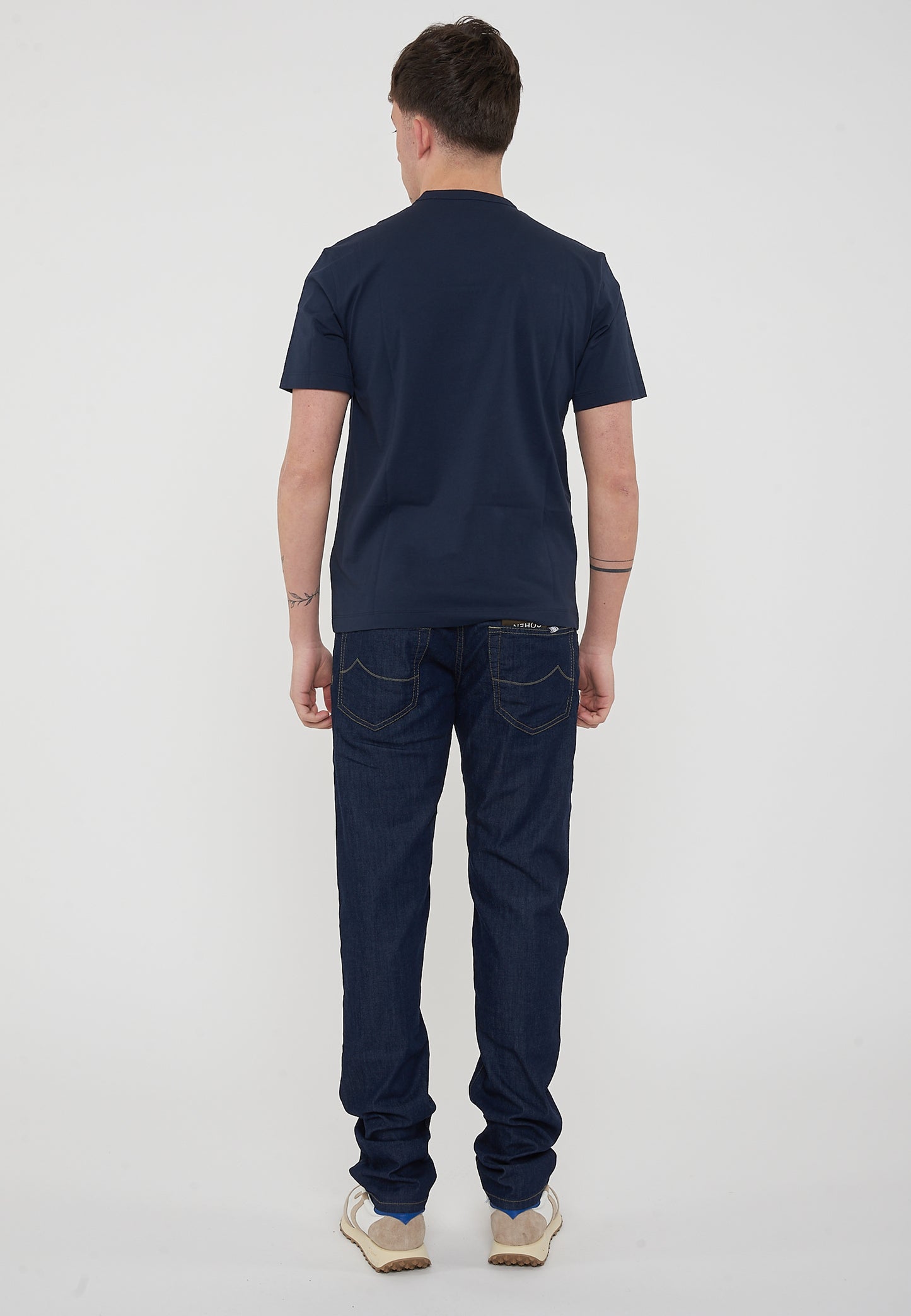 Blauer T-shirt Uomo Hallet – Manica Corta con Stampa Frontale e Logo