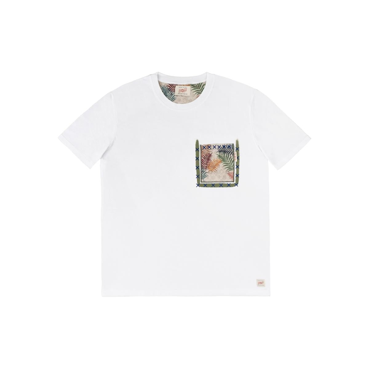 Bob T-shirt uomo con taschino 100% COTTON