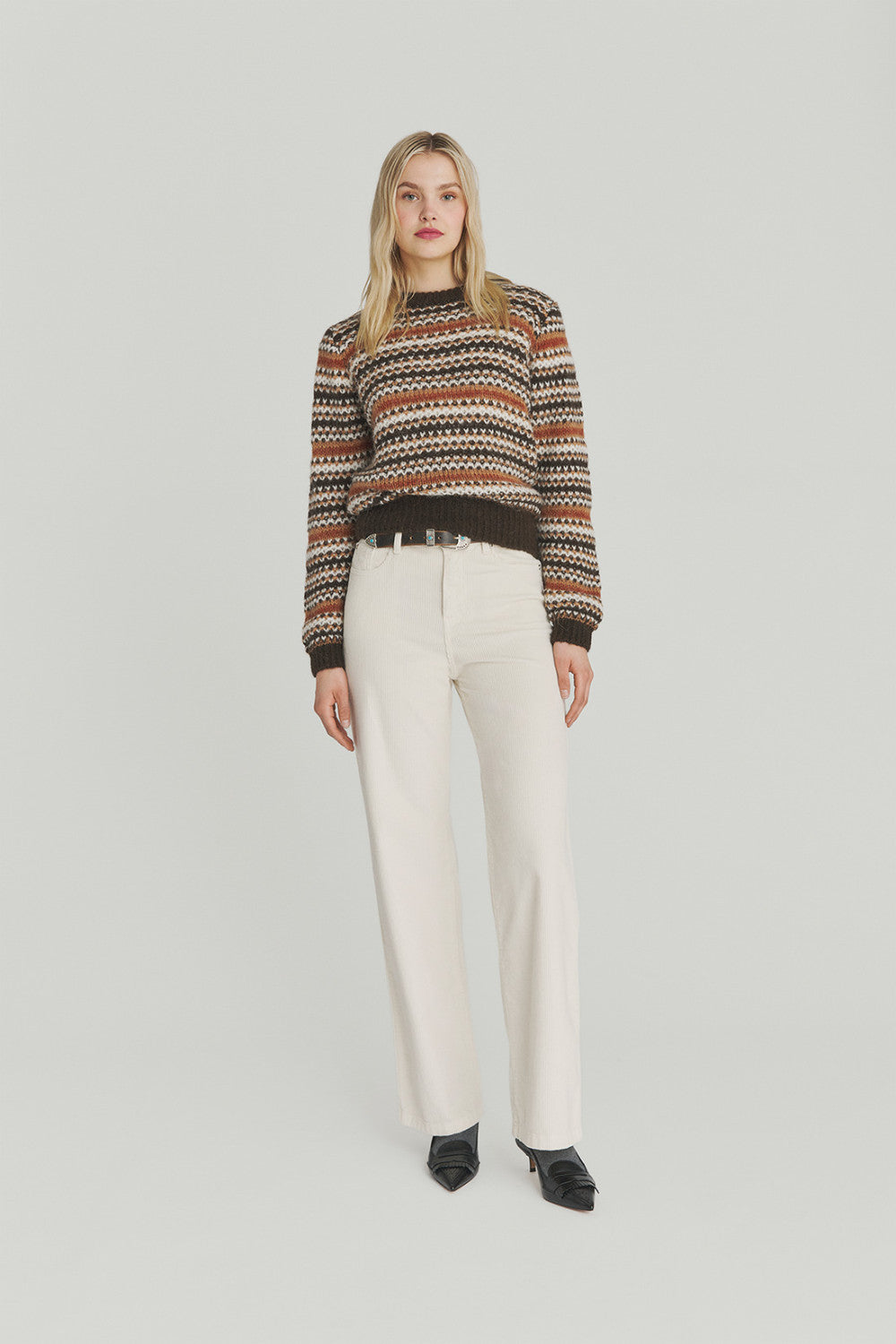 Roy Roger's pantalone donna Marta woman velluto 500/R elst. RND091P3290112 C0228