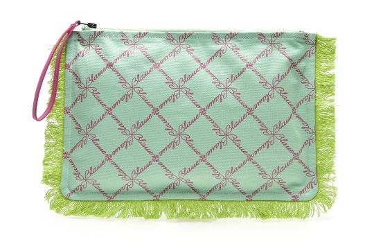 Blauer Canvas clutch women's bag